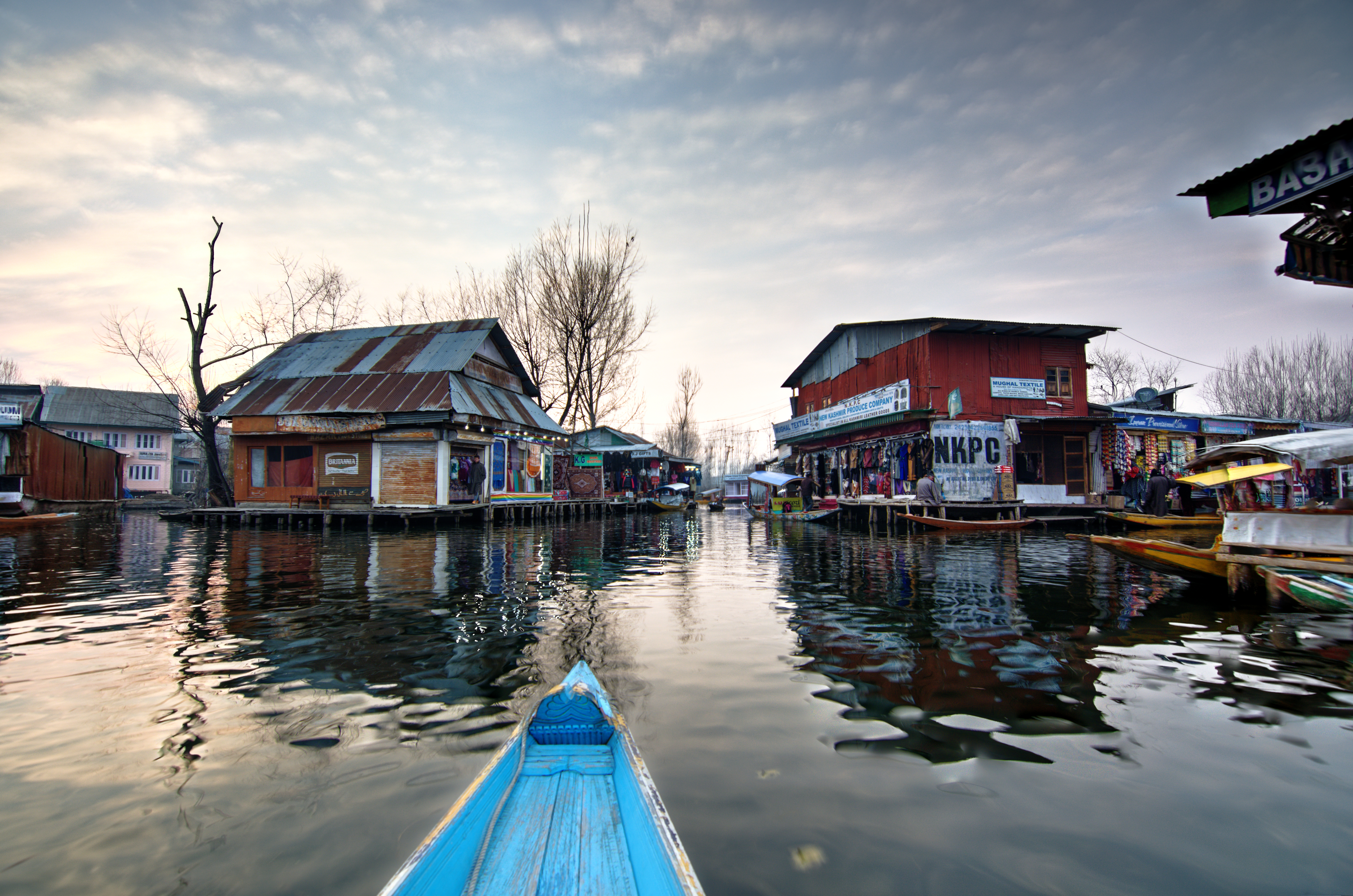 Floating Market Dal Lake Srinagar